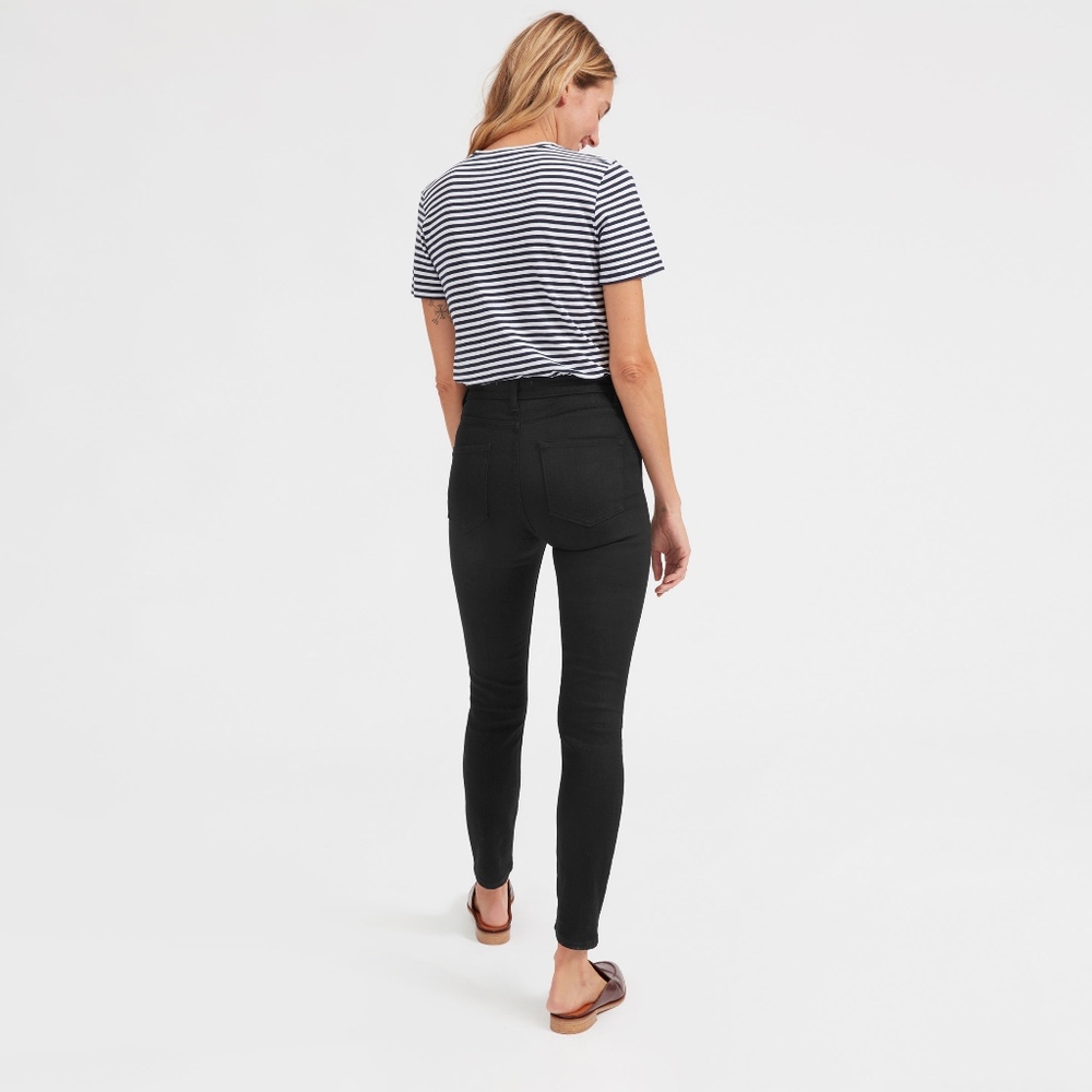 Size 26 Everlane High Rise Black Skinny Jeans